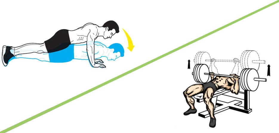 Difference Between Bench Press vs Push Ups